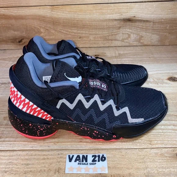 adidas Kids D.O.N. Issue 2 Basketball Shoes 6